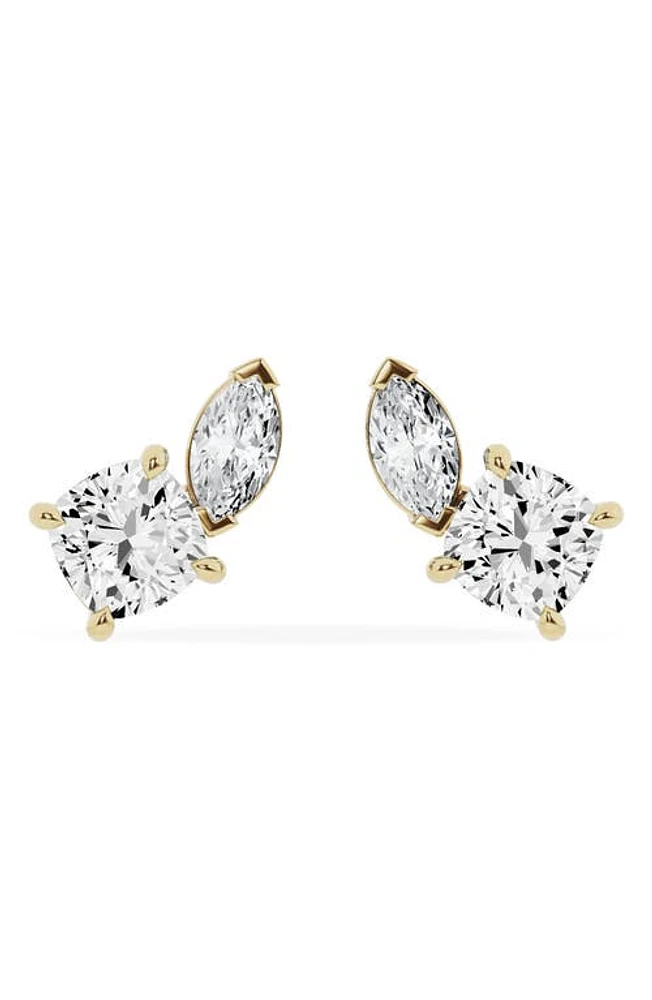 Jennifer Fisher 18K Gold Mixed Lab Created Diamond Fashion Stud Earrings - 2.62 ctw in 18K Yellow Gold at Nordstrom