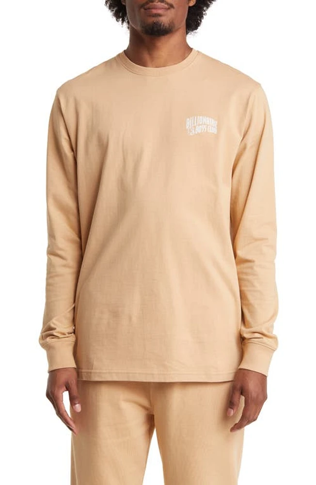 Billionaire Boys Club Arch Logo Oversize Long Sleeve T-Shirt Latte at Nordstrom,