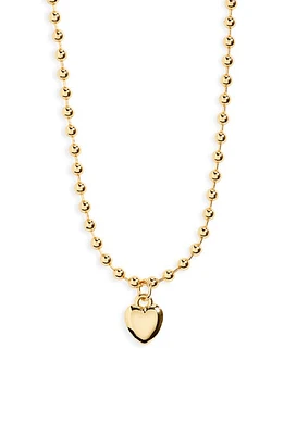 BP. Heart Pendant Necklace in 14K Gold Dipped at Nordstrom