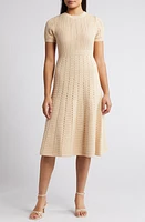 ZOE AND CLAIRE Mix Stitch A-Line Sweater Dress at Nordstrom,