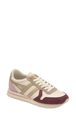 Gola Classics Daytona Quadrant Sneaker White/White/Gold/Pink at Nordstrom,