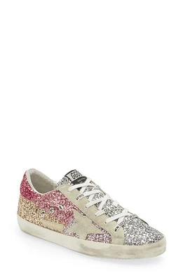 Golden Goose Super-Star Low Top Sneaker in Yellow/Pink/Lavander at Nordstrom, Size 11Us