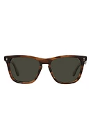 Oliver Peoples Lynes 55mm Polarized Pillow Sunglasses in Dark Tortoise at Nordstrom