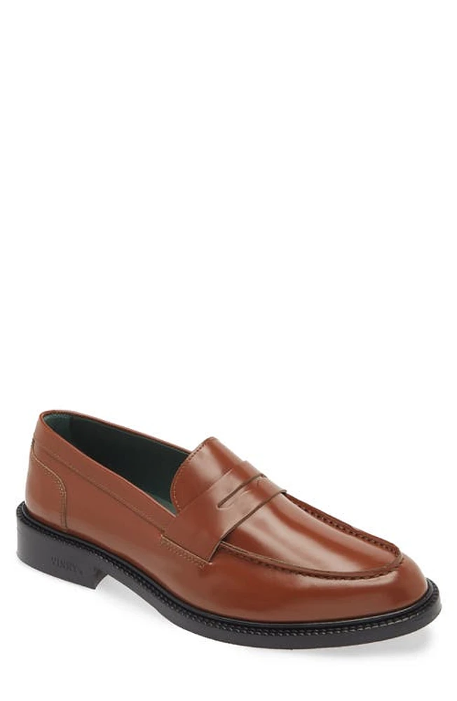 VINNY'S Townee Penny Loafer Cognac at Nordstrom,