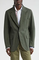 Drake's Mk. IV Check Cotton Madras Sport Coat Green at Nordstrom, Us