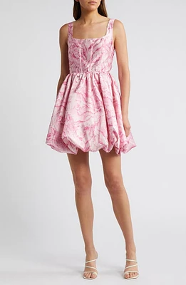 Chelsea28 Sleeveless Corset Bubble Minidress Pink Rosewater Petal Layer at Nordstrom,