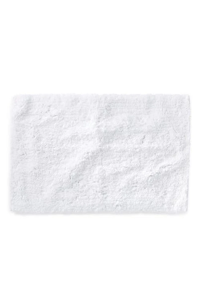 Coyuchi Organic Cotton Shag Bath Rug in Alpine White at Nordstrom