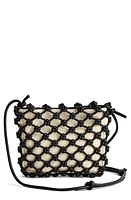 Madewell The Knotted Leather Crossbody Bag in True Black Multi at Nordstrom