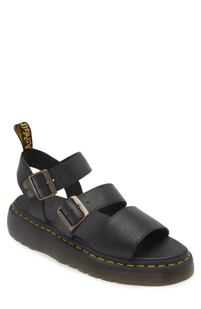 Dr. Martens Gryphon Quad Sandal Black at Nordstrom,