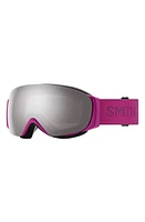 Smith I/O MAG 164mm Snow Goggles in Fuchsia /Chromapop Platinum at Nordstrom