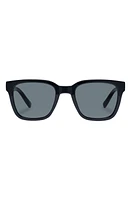 Le Specs Elixir 52mm Polarized Square Sunglasses in Black at Nordstrom