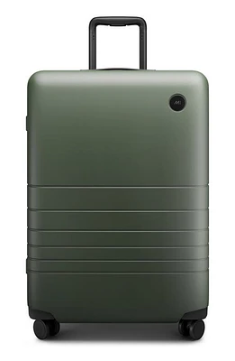 Monos 27-Inch Medium Check-In Spinner Luggage in Olive Green at Nordstrom