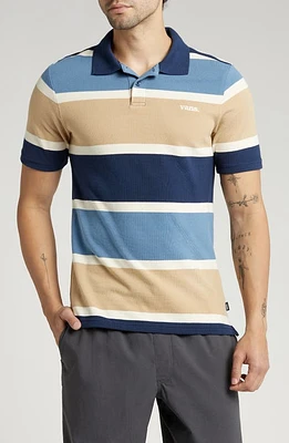 Vans Halicrest Stripe Cotton Polo Dress Blues-Copen Blue at Nordstrom,