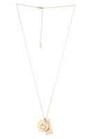 Ettika Long Zodiac Charm Necklace in Cancer at Nordstrom