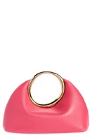 Jacquemus Le Petite Calino Leather Top Handle Bag in Dark Pink 450 at Nordstrom