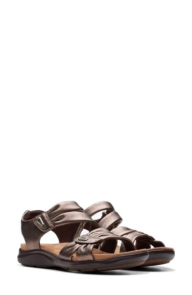 Clarks(r) Kitly Ave Sandal Bronze Leather at Nordstrom,