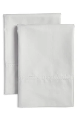 Nordstrom 400 Thread Count Organic Cotton Pillowcases in Grey Vapor at Nordstrom, Size King