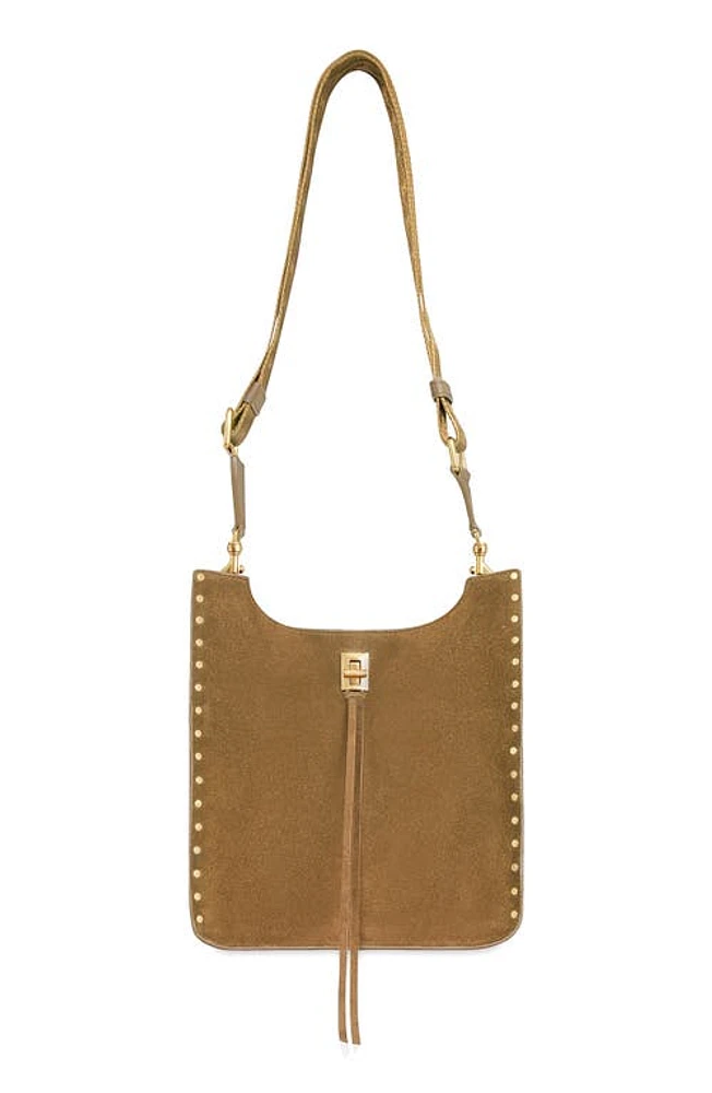 Rebecca Minkoff Medium Darren North/South Crossbody Bag in Honey at Nordstrom