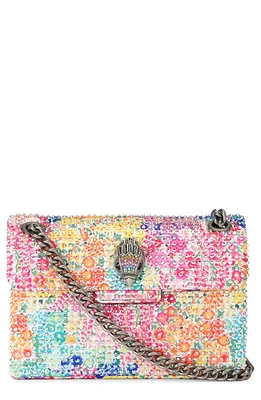 Kurt Geiger London x Floral Couture Mini Kensington Floral Rhinestone Crossbody Bag in Floral Multi at Nordstrom