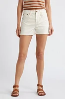 Madewell The Perfect Vintage High Waist Denim Shorts Canvas at Nordstrom,