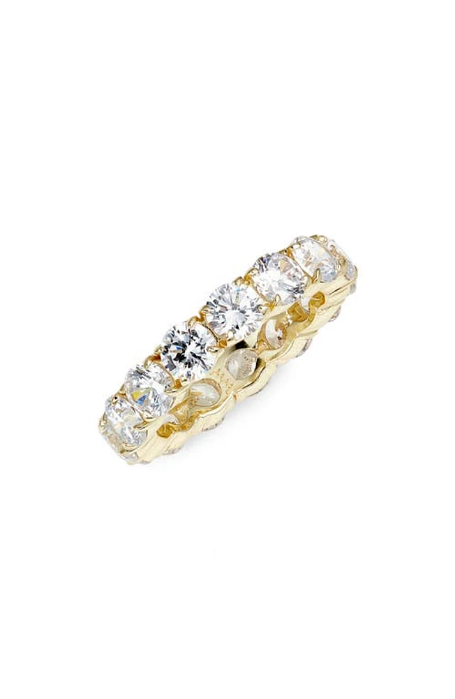 Melinda Maria The Grand Heiress Eternity Ring in Gold White Diamondettes at Nordstrom