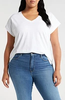 caslon(r) Dolman Sleeve V-Neck T-Shirt at Nordstrom,