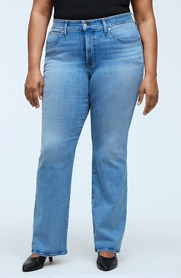 Madewell Kick Out Crease Edition Jeans Merrigan Wash at Nordstrom,