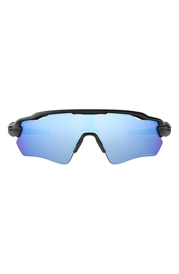 Oakley Radar EV Path 38mm Polarized Prizm Wrap Sunglasses in Black at Nordstrom