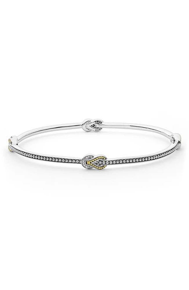 LAGOS Newport Station Bangle in Diamond at Nordstrom, Size 7