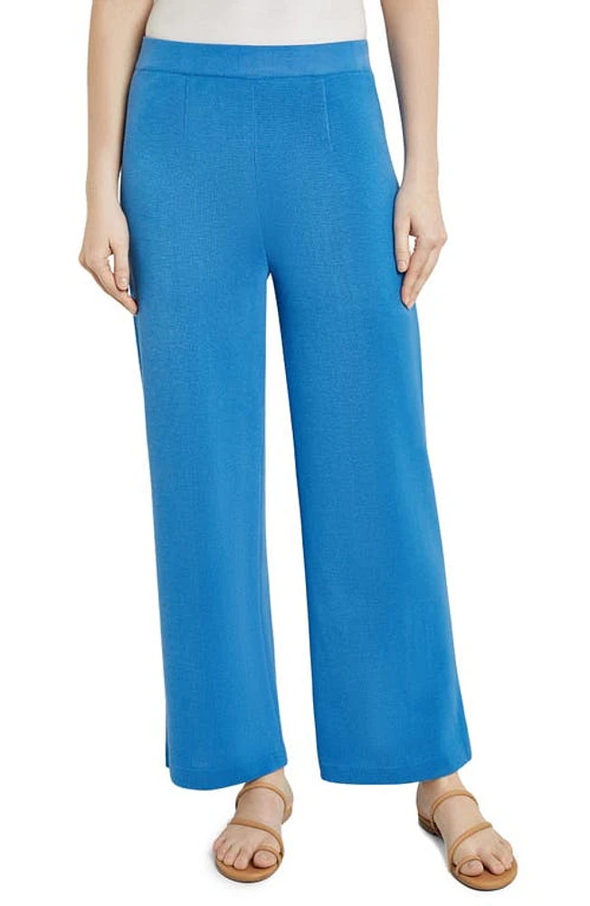 Misook Pull-On Straight Leg Pants Adriatic Blu at Nordstrom,