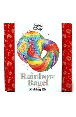 Brooklyn Brew Shop FarmSteady Rainbow Bagel Making Kit in Red at Nordstrom