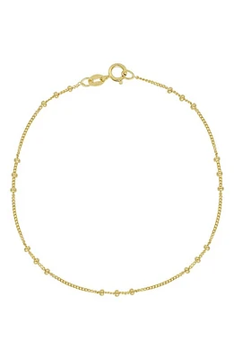 Bony Levy 14K Gold Beaded Chain Bracelet in 14K Yellow Gold at Nordstrom