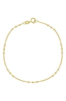 Bony Levy 14K Gold Beaded Chain Bracelet in 14K Yellow Gold at Nordstrom