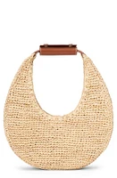 STAUD Moon Crocheted Raffia Bag in Natural/Tan at Nordstrom