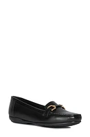 Geox Annytah Driving Shoe Black Leather at Nordstrom,