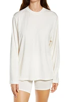 SKIMS Boyfriend Long Sleeve T-Shirt at Nordstrom,