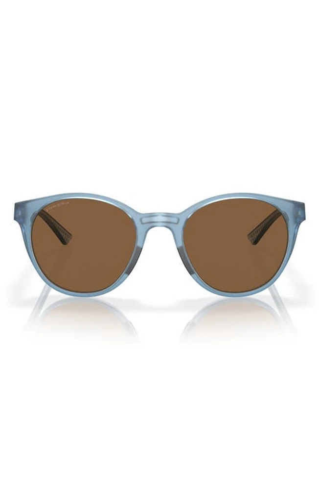 Oakley Spindrift 52mm Prizm Round Sunglasses in Blue/Bronze at Nordstrom