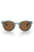 Oakley Spindrift 52mm Prizm Round Sunglasses in Blue/Bronze at Nordstrom