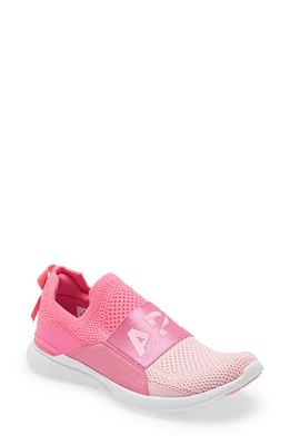 APL TechLoom Bliss Knit Running Shoe in Fusion Pink /White /Bca at Nordstrom, Size 7