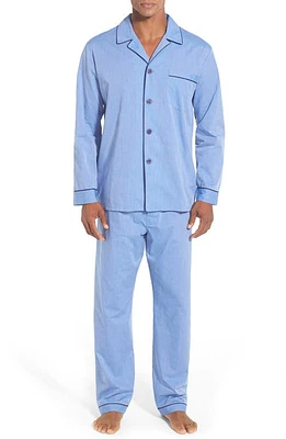 Majestic International Cotton Blend Pajamas in Blue at Nordstrom, Size Xx-Large