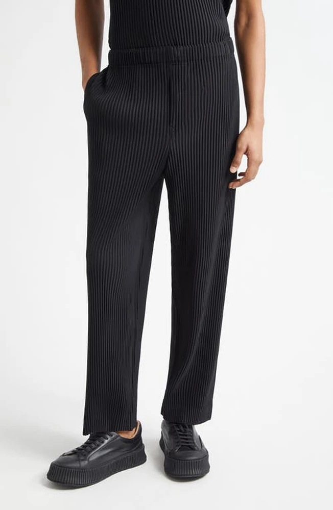 Homme Plissé Issey Miyake Monthly Colors March Pleated Pants Black at Nordstrom,