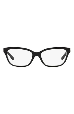 Tiffany & Co. 52mm Rectangular Optical Glasses in Black at Nordstrom