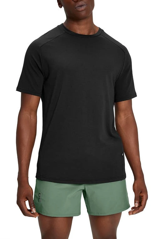 On Focus-T Performance Running T-Shirt Black at Nordstrom,