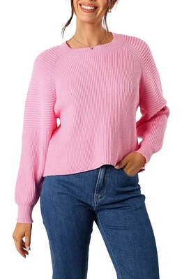 Petal & Pup Sarah Rib Sweater Pink at Nordstrom,