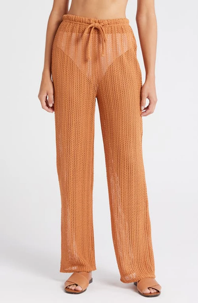 Billabong Largo Beach Cover-Up Pants Toffee at Nordstrom,