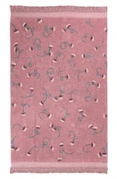 Lorena Canals English Garden Washable Recycled Cotton Blend Rug in Ash Rose at Nordstrom