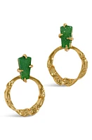 Alexis Bittar Mobile Green Druzy Door Knocker Earrings at Nordstrom