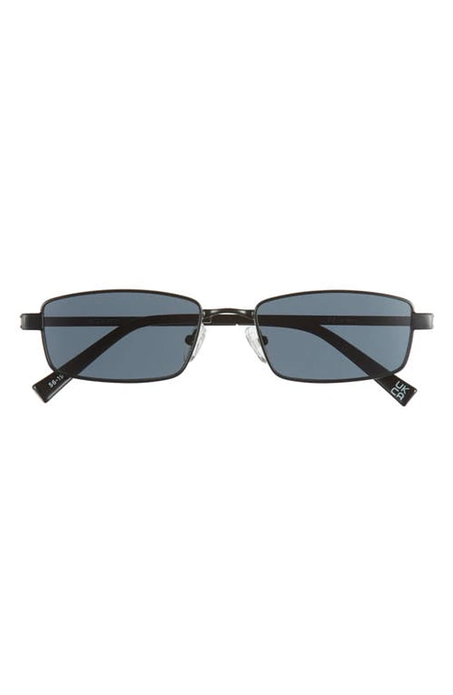 Le Specs Bizarro 56mm Rectangular Sunglasses in Black at Nordstrom