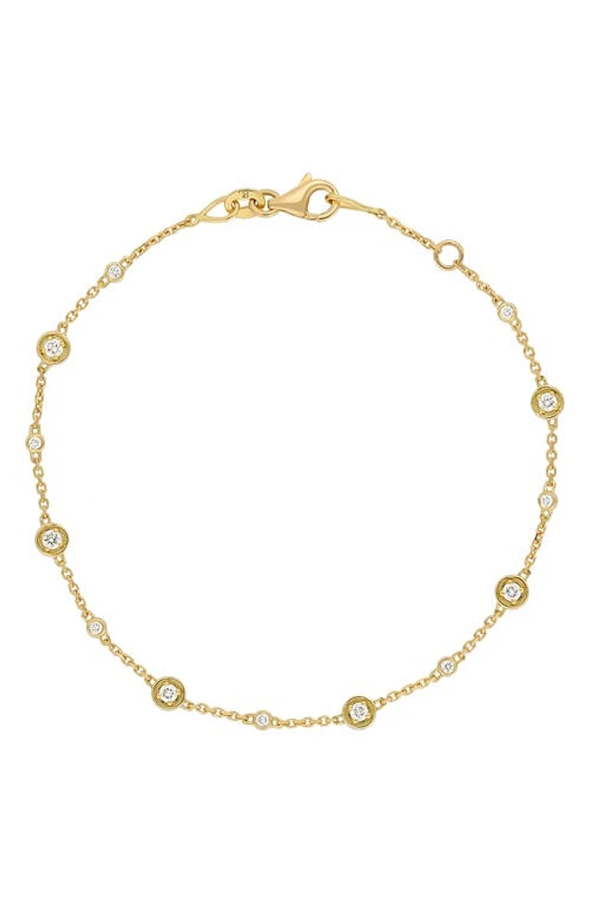 Bony Levy Monaco Diamond Bracelet in 18K Yellow Gold at Nordstrom, Size 7