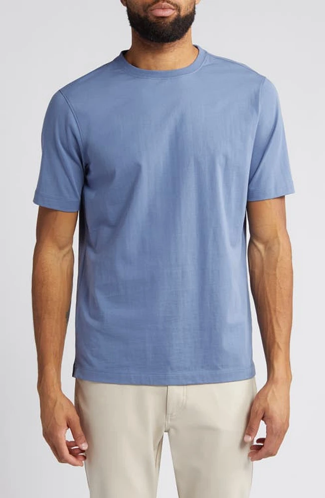 Scott Barber Solid Pima Cotton T-Shirt Country Blue at Nordstrom,